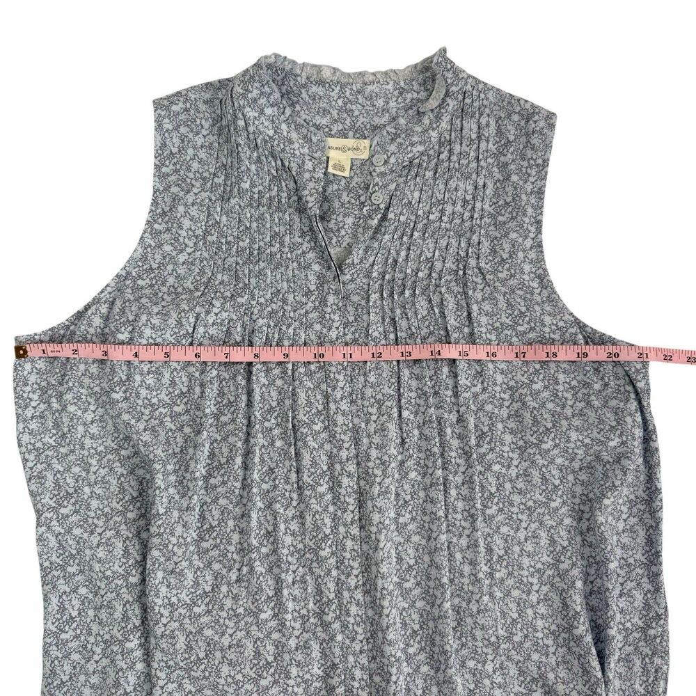 NEW Treasure & Bond Popover Sleeveless Top Large Lavender Nordstrom Split Neck - Picture 10 of 11